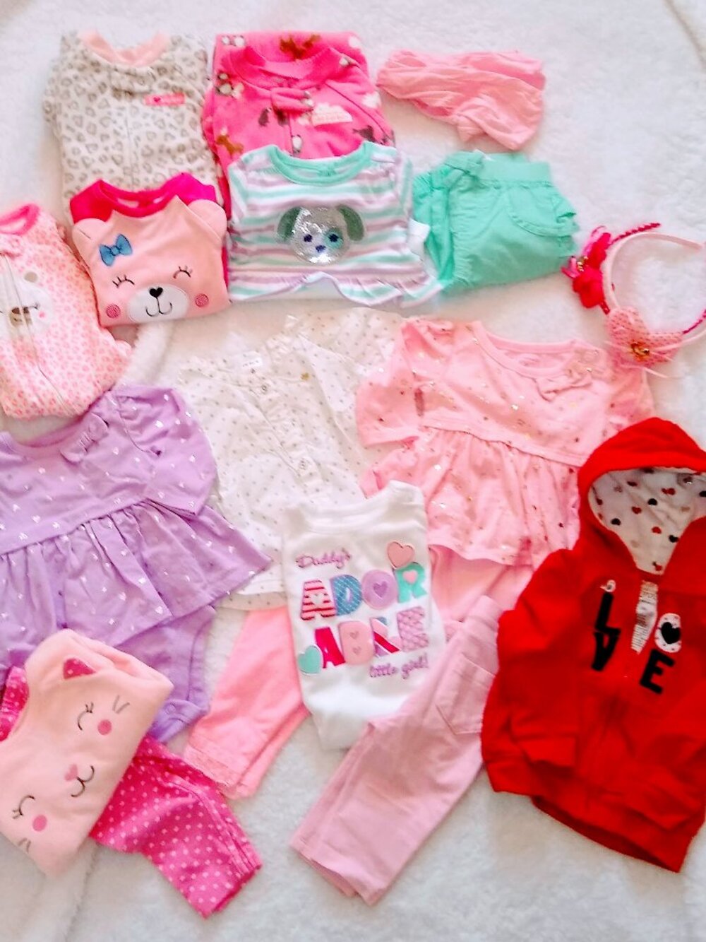 6-9 Months Baby Girl Mystery Box 10-15+ Pieces! Girl Baby Bundle - Picture 2 of 6